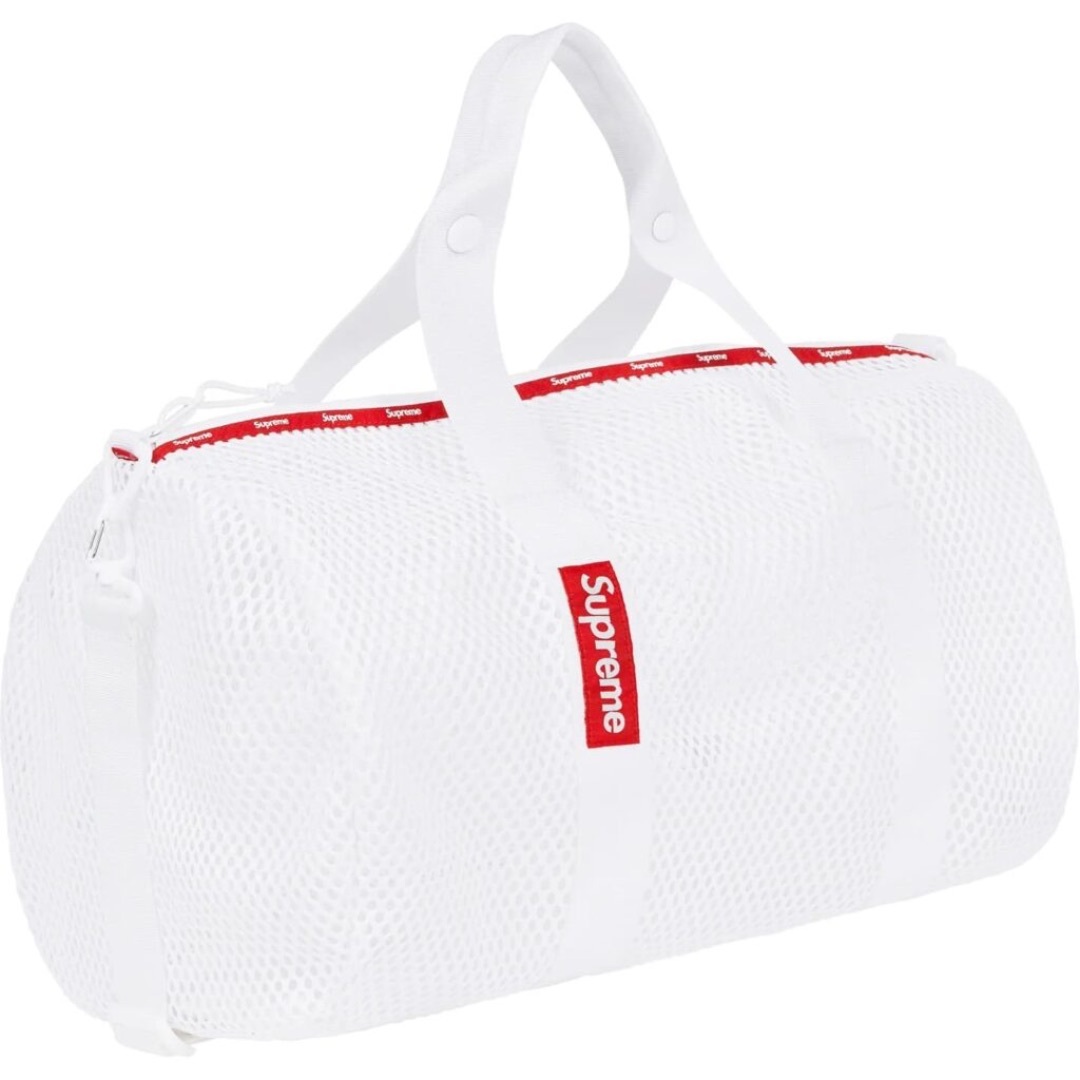 Supreme(シュプリーム)のSupreme Mesh Duffle Bag "White" . メンズのバッグ(ドラムバッグ)の商品写真