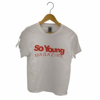 ギルタン(GILDAN)のGILDAN(ギルダン) so young magazineプリント Tシャツ(Tシャツ/カットソー(半袖/袖なし))