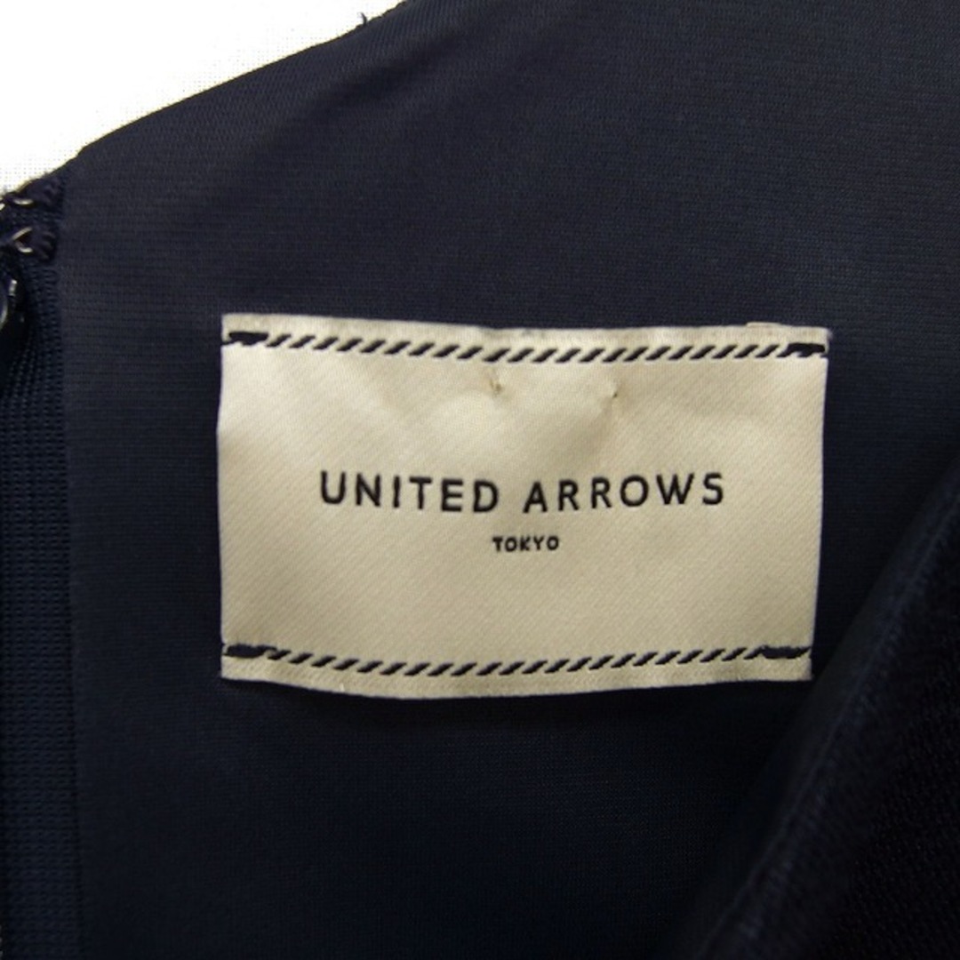 UNITED ARROWS(ユナイテッドアローズ)のユナイテッドアローズ ワンピース タイト ひざ丈 スリット リネン混 36 レディースのワンピース(ひざ丈ワンピース)の商品写真