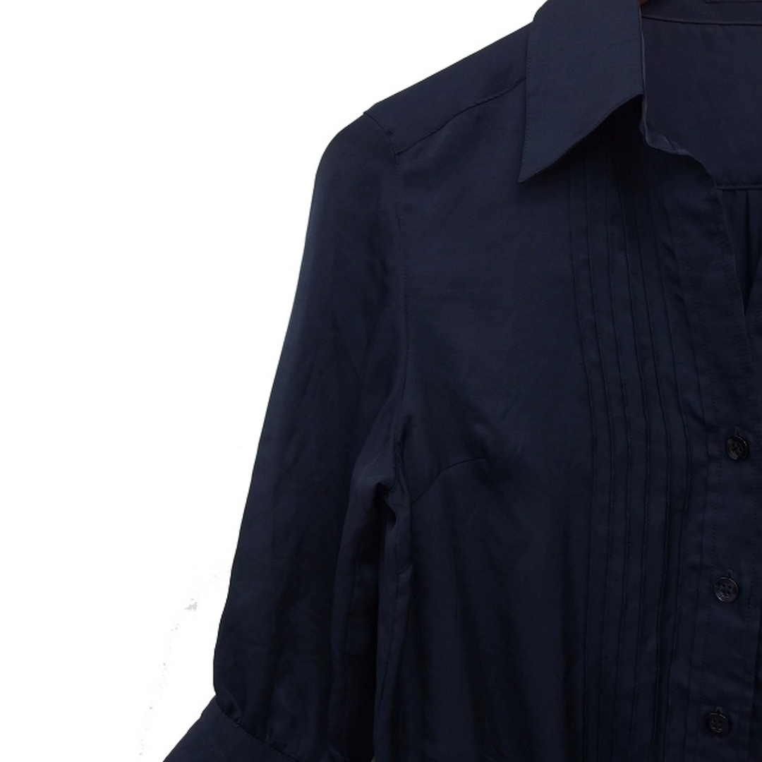 ICB(アイシービー)のアイシービー iCB シャツ チュニック 七分袖 リボン ピンタック 無地 9 レディースのトップス(チュニック)の商品写真