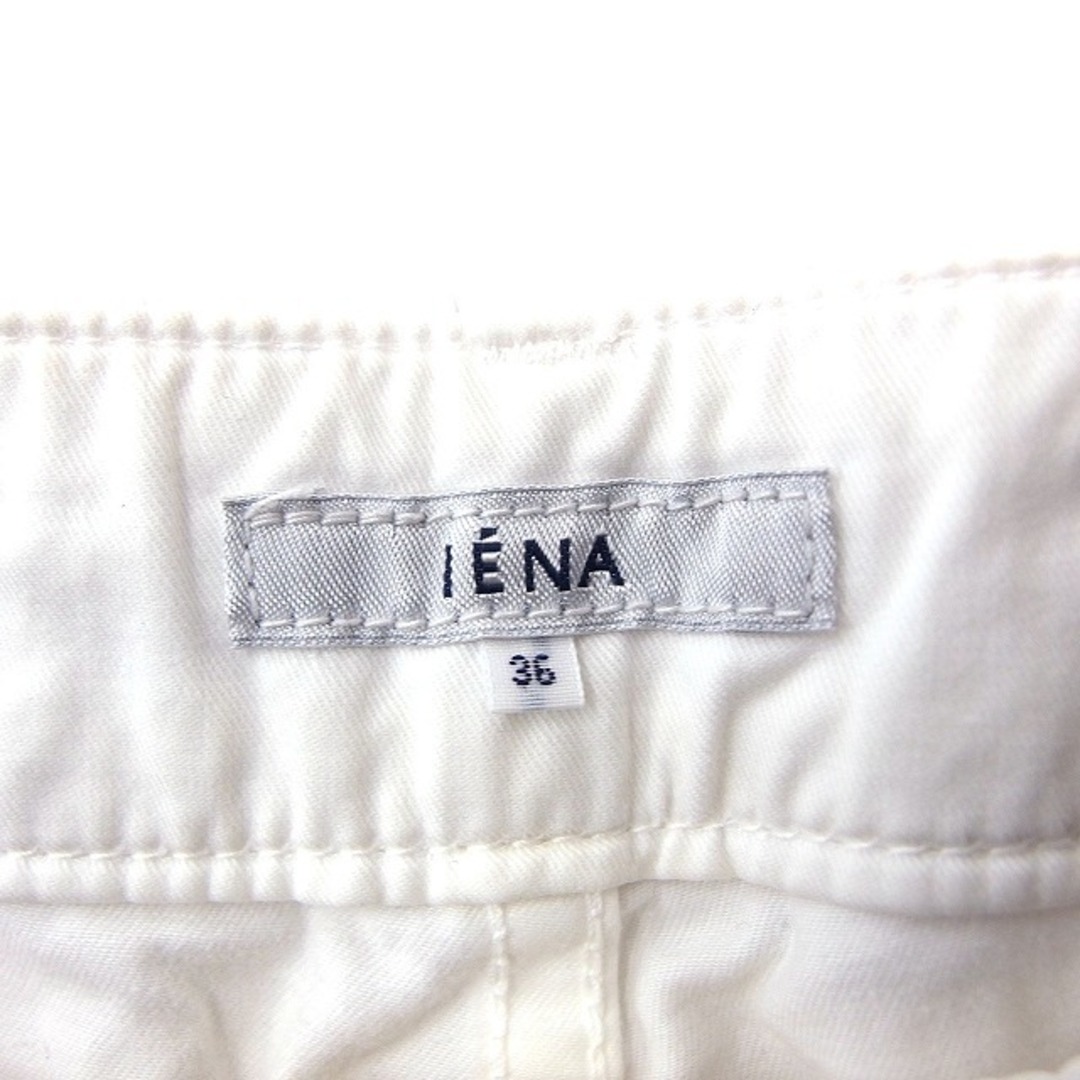 IENA(イエナ)のイエナ IENA スリム テーパード パンツ 無地 コットン 綿 36 ホワイト レディースのパンツ(その他)の商品写真