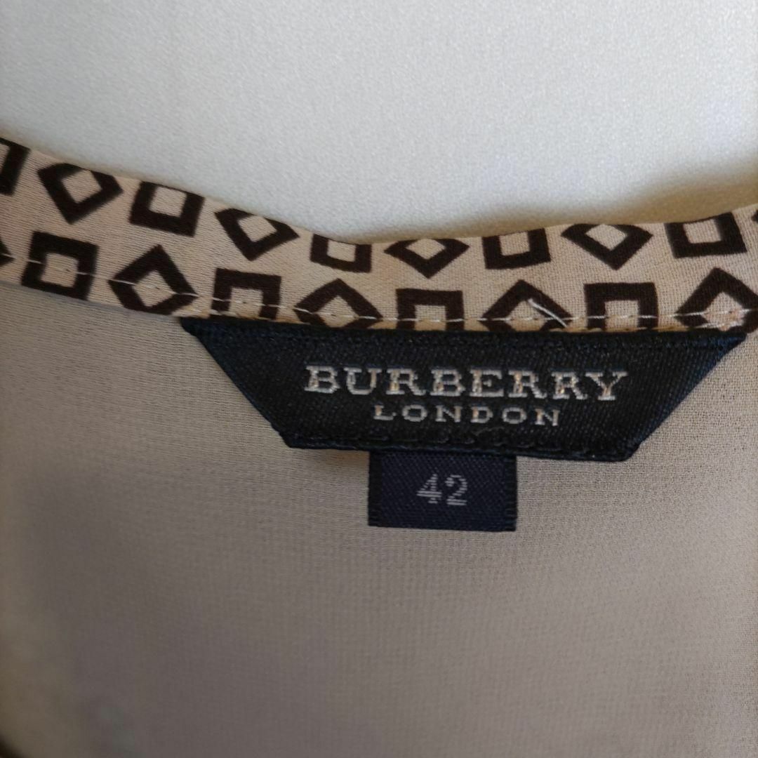 BURBERRY(バーバリー)のb2166【バーバリーロンドン】フレアースカートひざ丈センタープリーツ【美品】 レディースのスカート(ひざ丈スカート)の商品写真