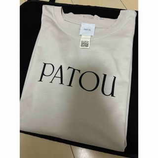 パトゥ(PATOU)のpatou グレージュ　Tシャツ　Mサイズ(Tシャツ/カットソー(半袖/袖なし))