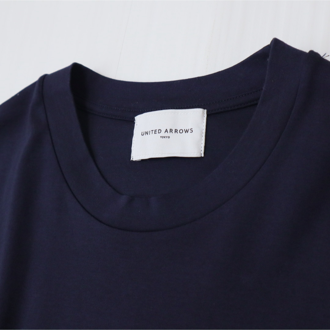 UNITED ARROWS(ユナイテッドアローズ)のUNITED ARROWS UWSC スムース クルーネック カットソー レディースのトップス(カットソー(半袖/袖なし))の商品写真