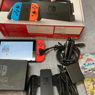 ニンテンドースイッチ(Nintendo Switch)のNintendo Switch JOY-CON(L)(R)すぐ遊べるセット動作品(携帯用ゲーム機本体)