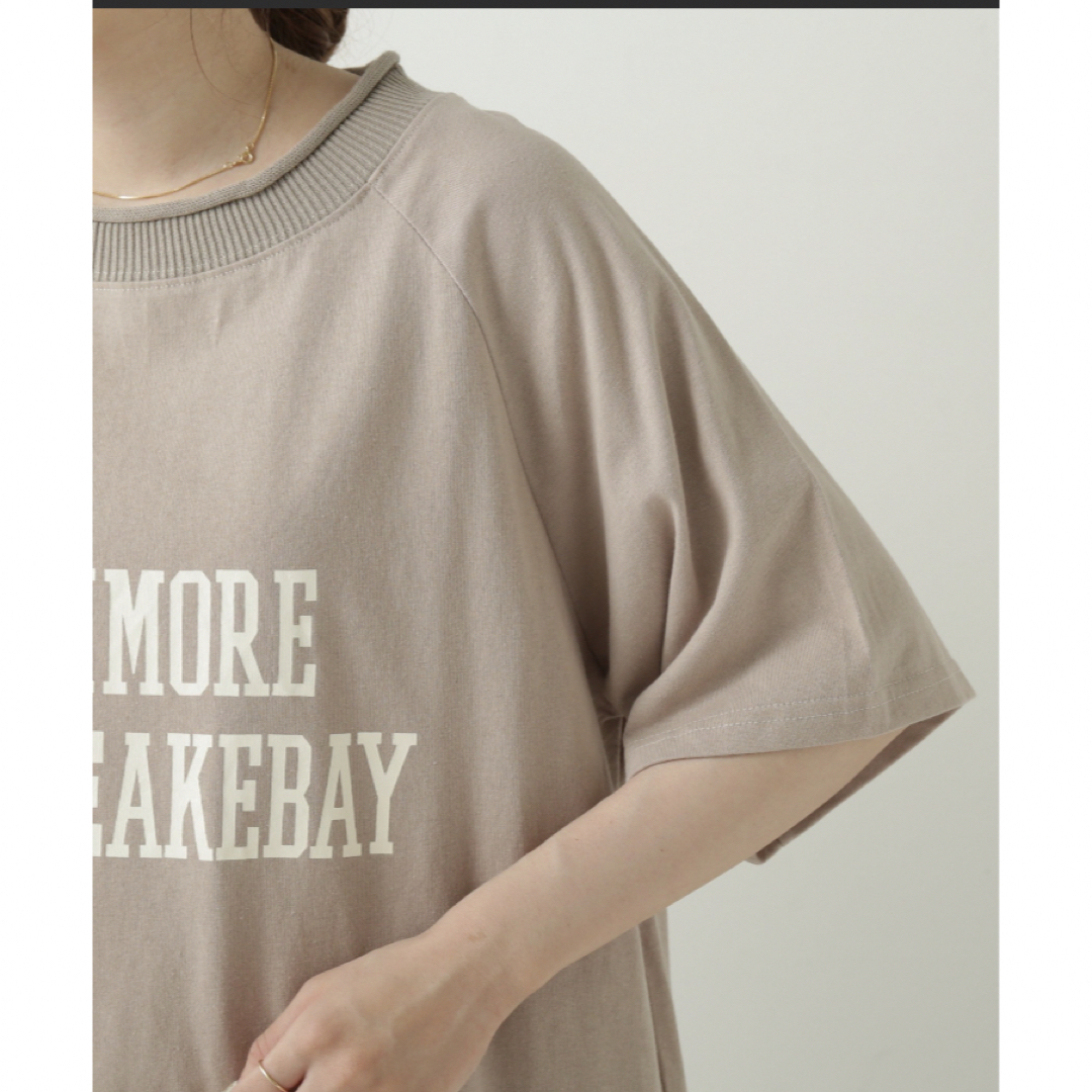 RayCassin(レイカズン)のお値下げ。ニットリブラグランTシャツ レディースのトップス(Tシャツ(半袖/袖なし))の商品写真