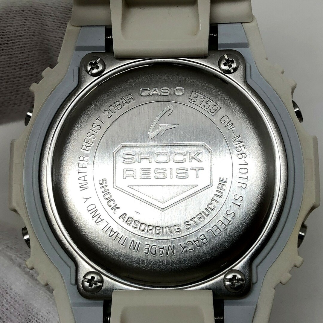 G-SHOCK(ジーショック)のG-SHOCK ジーショック CASIO カシオ 腕時計 GW-M5610TR-7 電波ソーラー タフソーラー  デジタル ホワイト 樹脂 メンズ メンズの時計(腕時計(デジタル))の商品写真