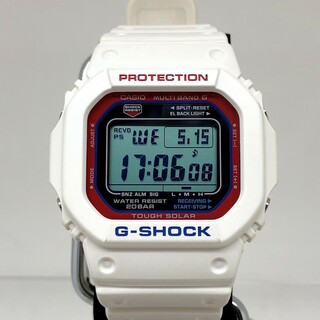 ジーショック(G-SHOCK)のG-SHOCK ジーショック CASIO カシオ 腕時計 GW-M5610TR-7 電波ソーラー タフソーラー  デジタル ホワイト 樹脂 メンズ(腕時計(デジタル))