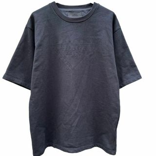 プラダ(PRADA)の［美品］PRADA エンボスロゴ　トライアングル　Tシャツ　スウェット　NELO(Tシャツ/カットソー(半袖/袖なし))