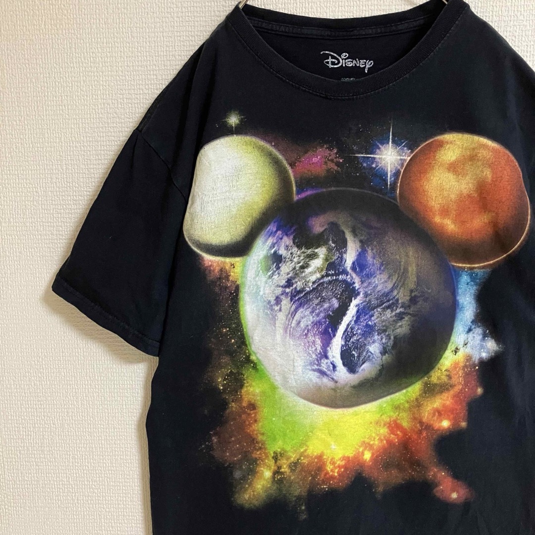 Disney(ディズニー)のDisney惑星ミッキーマウスアニメキャラクターTシャツディズニーTEEtシャツ メンズのトップス(Tシャツ/カットソー(半袖/袖なし))の商品写真