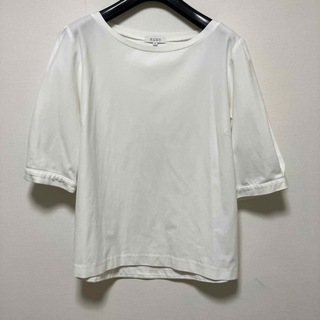プラステ(PLST)のPLST プラステ　Tシャツ　カットソー　半袖　無地　　【M】　ホワイト(Tシャツ(半袖/袖なし))