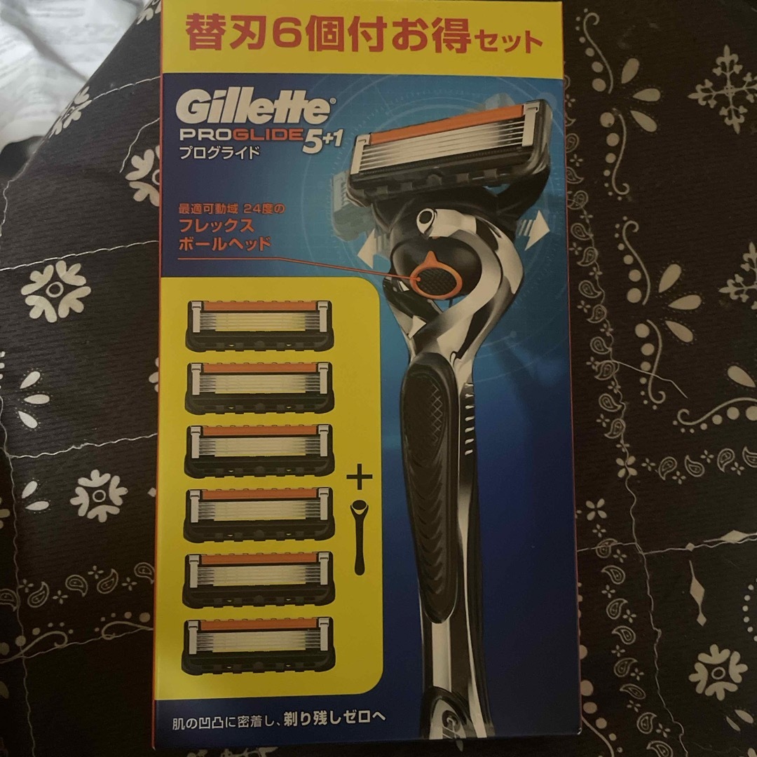 Gillette(ジレット)のジレット　プログライド5＋1 本体と替刃6個付 コスメ/美容のシェービング(カミソリ)の商品写真