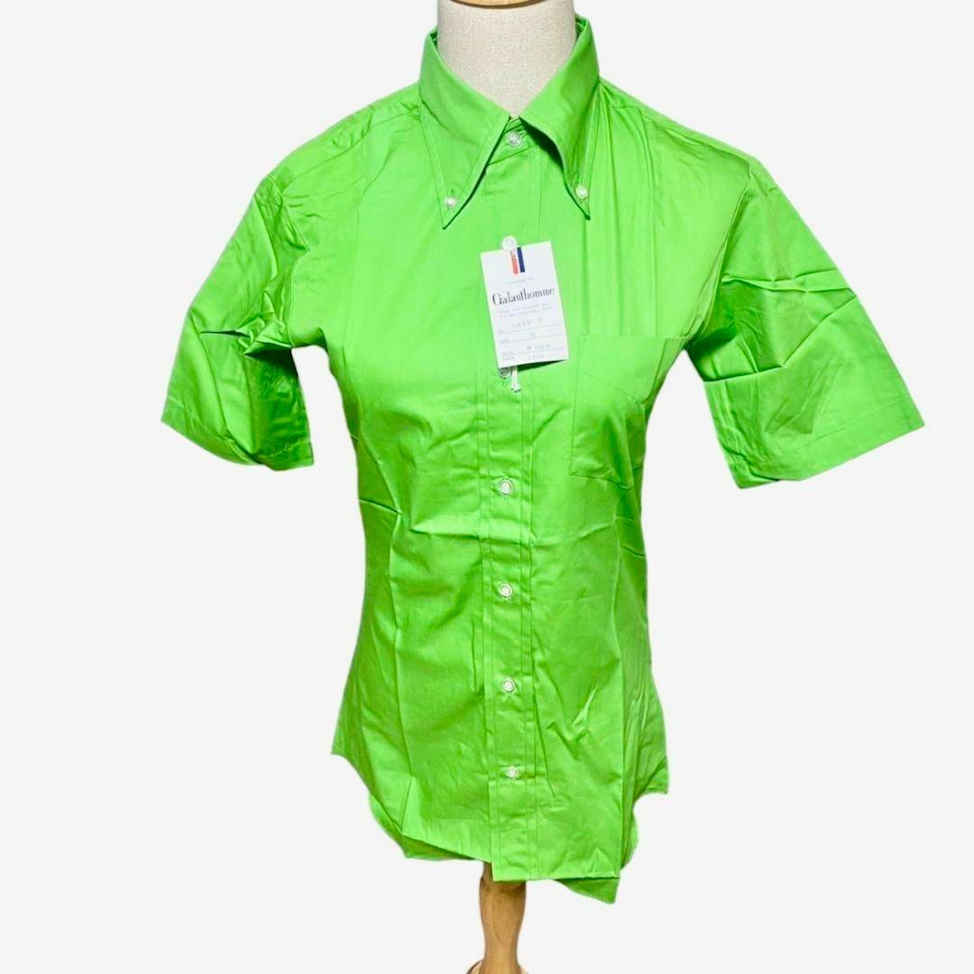 【新品未使用タグ付き◎】Galantomsヴィンテージシャツ S グリーン メンズのトップス(シャツ)の商品写真