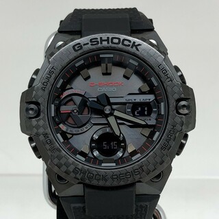 ジーショック(G-SHOCK)のG-SHOCK ジーショック CASIO カシオ 腕時計 GST-B400X-1A4JF G-STEEL ブラック アナログ タフソーラー カーボン メンズ(腕時計(アナログ))