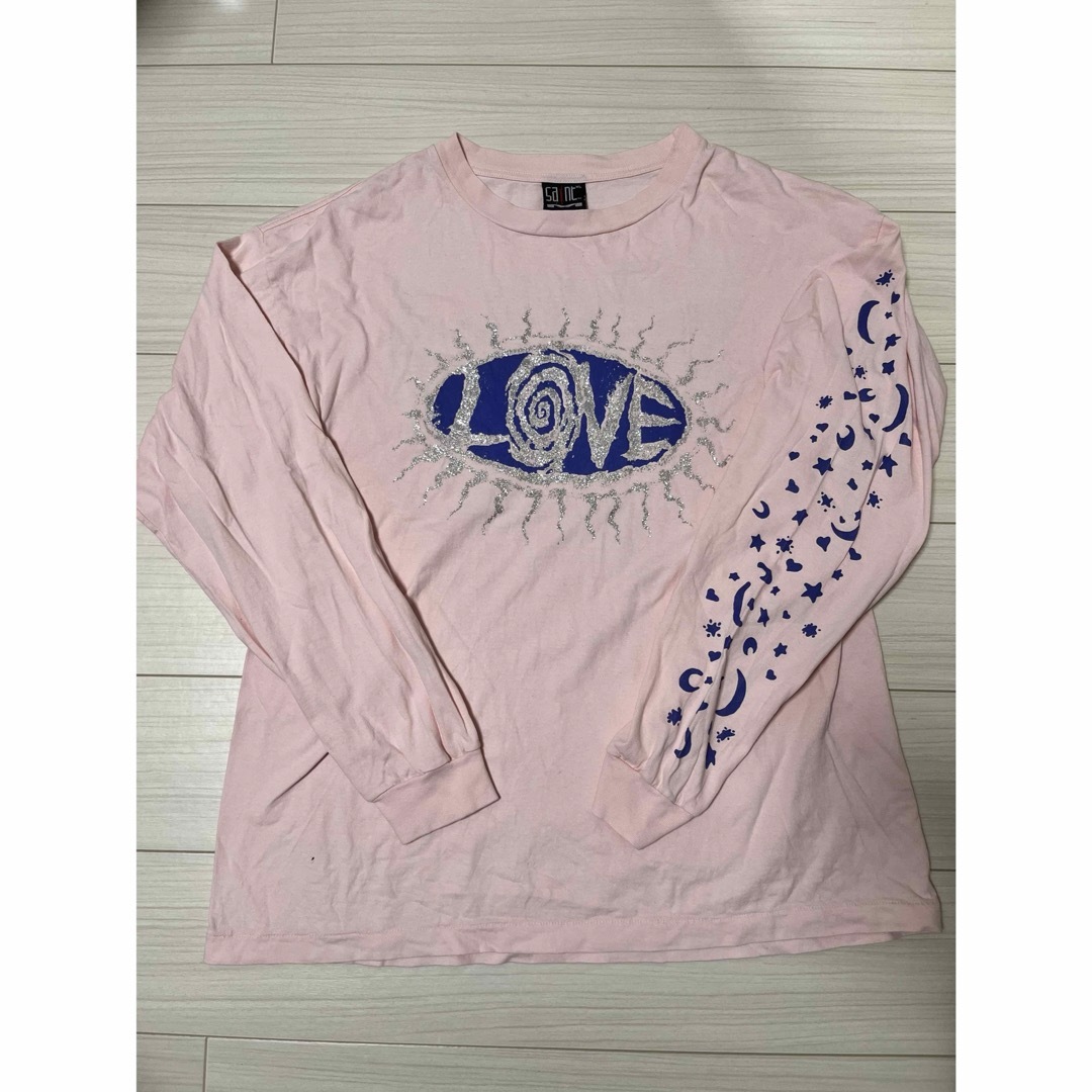 READYMADE(レディメイド)のSaint Michael セントマイケル　ロンT ピンク　 XL メンズのトップス(Tシャツ/カットソー(七分/長袖))の商品写真