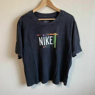ナイキ(NIKE)のNIKE ナイキ　Tシャツ プリント　オーバーサイズ　ブラック黒　XL(Tシャツ/カットソー(半袖/袖なし))