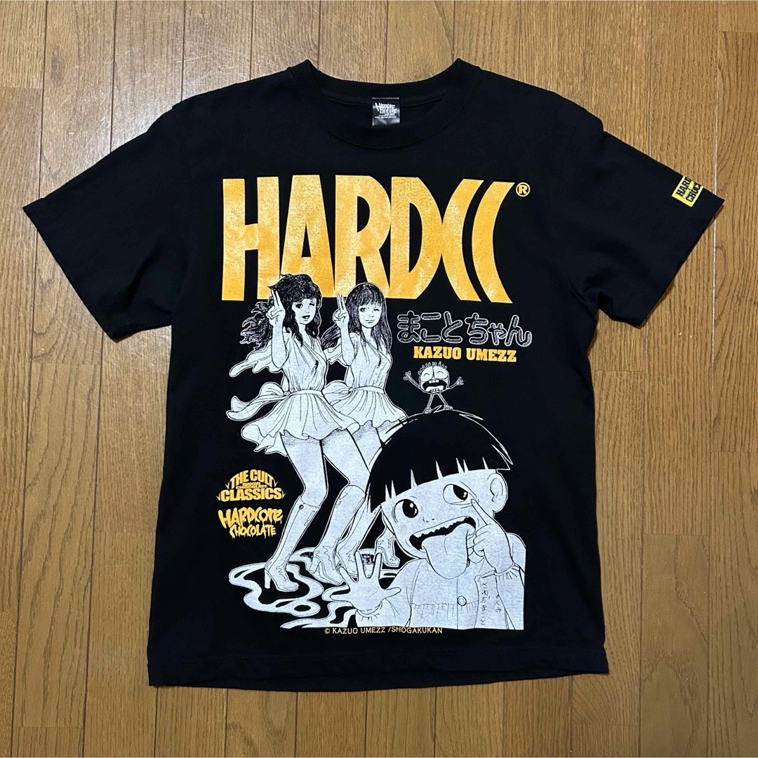 HARDCORE CHOCOLATE(ハードコアチョコレート)のMサイズ！ハードコアチョコレート まことちゃん 古着半袖Tシャツ 黒 楳図かずお メンズのトップス(Tシャツ/カットソー(半袖/袖なし))の商品写真