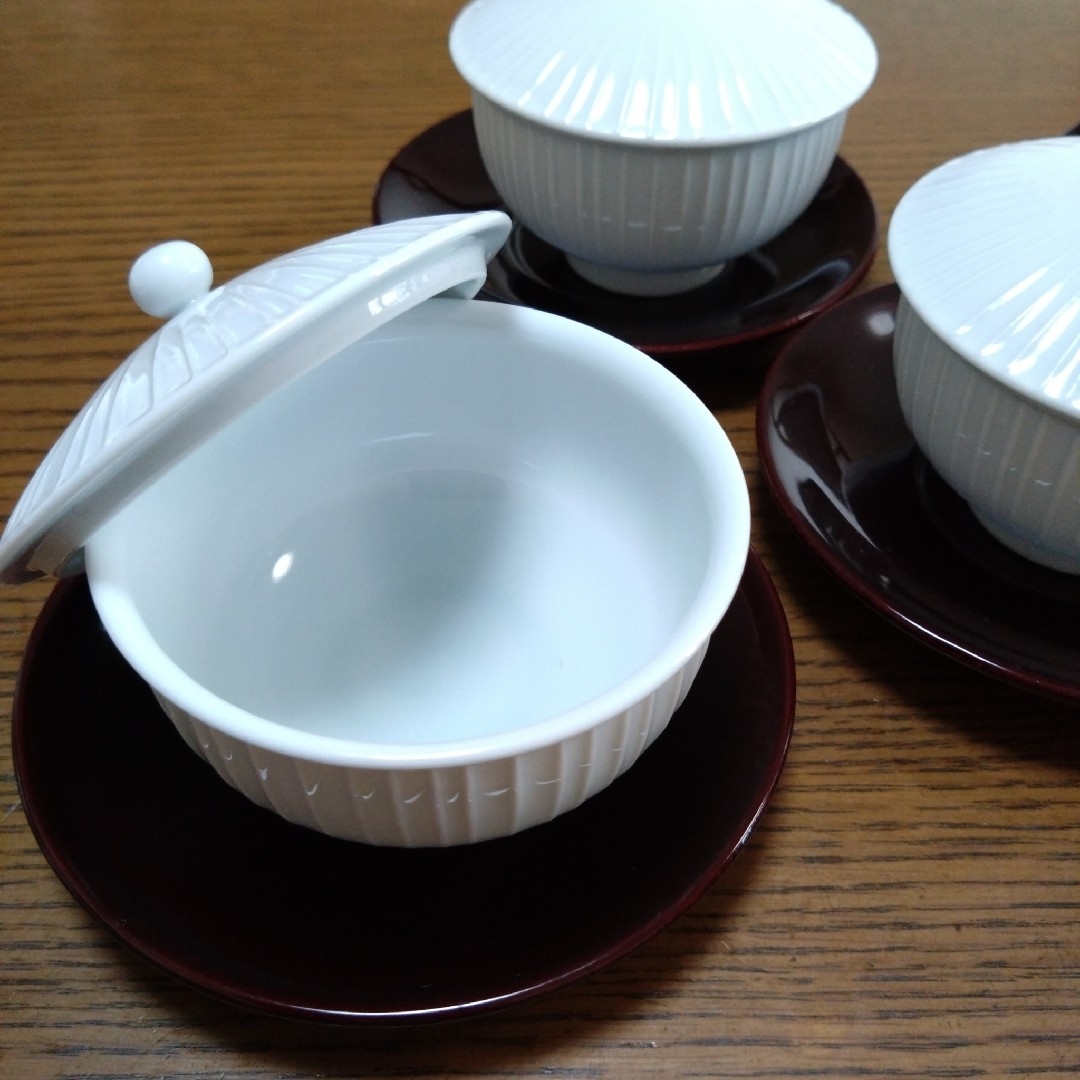 白山陶器(ハクサントウキ)の白山陶器　茶器　湯飲み　５客セット インテリア/住まい/日用品のキッチン/食器(食器)の商品写真