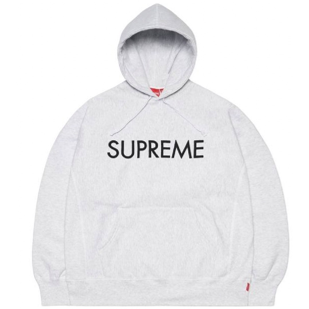 Supreme(シュプリーム)のSupreme Capital Hooded Sweatshirt grey M メンズのトップス(Tシャツ/カットソー(半袖/袖なし))の商品写真