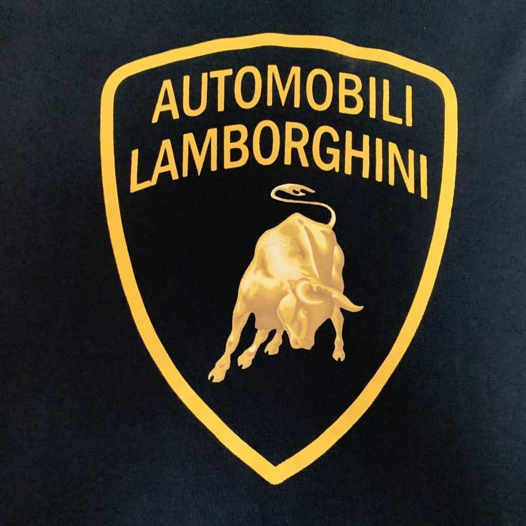 Lamborghini(ランボルギーニ)のLAMBORGHINI ランボルギーニ TURKEY製 ロゴ ロングスリーブ M メンズのトップス(Tシャツ/カットソー(七分/長袖))の商品写真