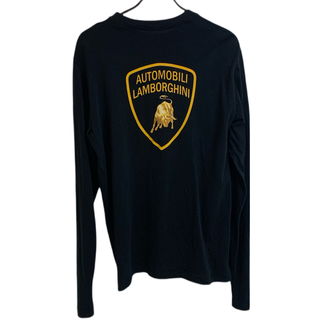 Lamborghini(ランボルギーニ)のLAMBORGHINI ランボルギーニ TURKEY製 ロゴ ロングスリーブ M メンズのトップス(Tシャツ/カットソー(七分/長袖))の商品写真