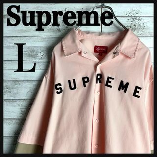 シュプリーム(Supreme)の9722【人気Lサイズ】シュプリーム☆ビッグロゴ レイヤードシャツ　入手困難(シャツ)