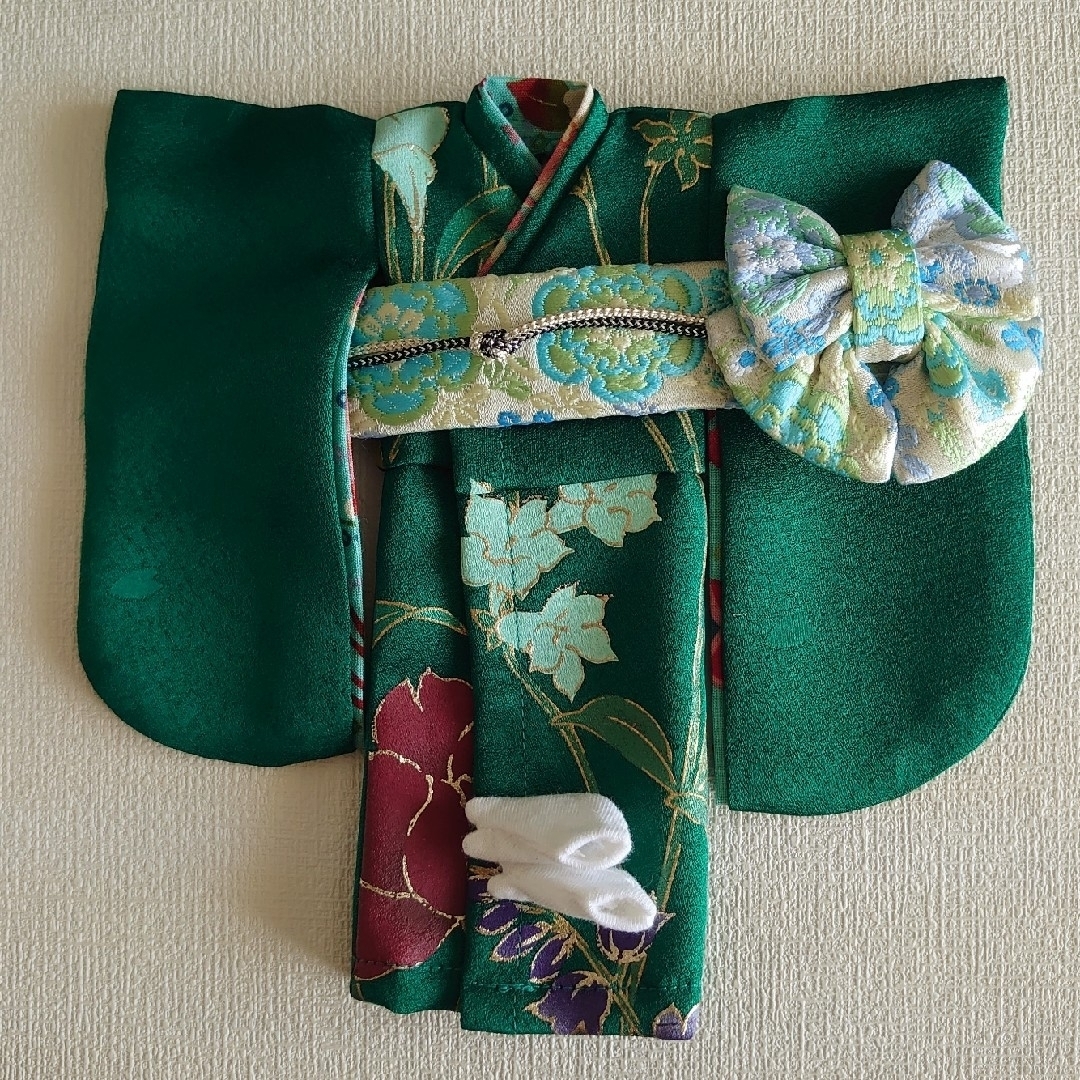 リカちゃん　着物　振袖　497 ハンドメイドのぬいぐるみ/人形(人形)の商品写真