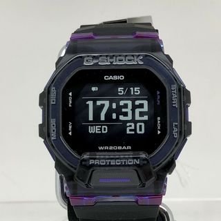 ジーショック(G-SHOCK)のG-SHOCK ジーショック CASIO カシオ 腕時計 GBD-200SM-1A6JF G-SQUAD ブラック パープル デジタル Bluetooth搭載 デジタル(腕時計(デジタル))