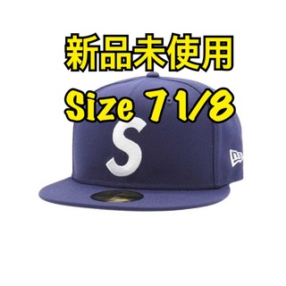 シュプリーム(Supreme)のSupreme Gold Cross S Logo New Era Navy(キャップ)