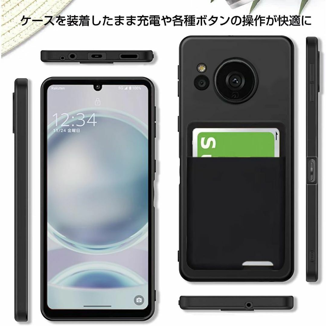 【色:ブラック_サイズ:google pixel 8】AQUOS sense8  スマホ/家電/カメラのスマホアクセサリー(その他)の商品写真