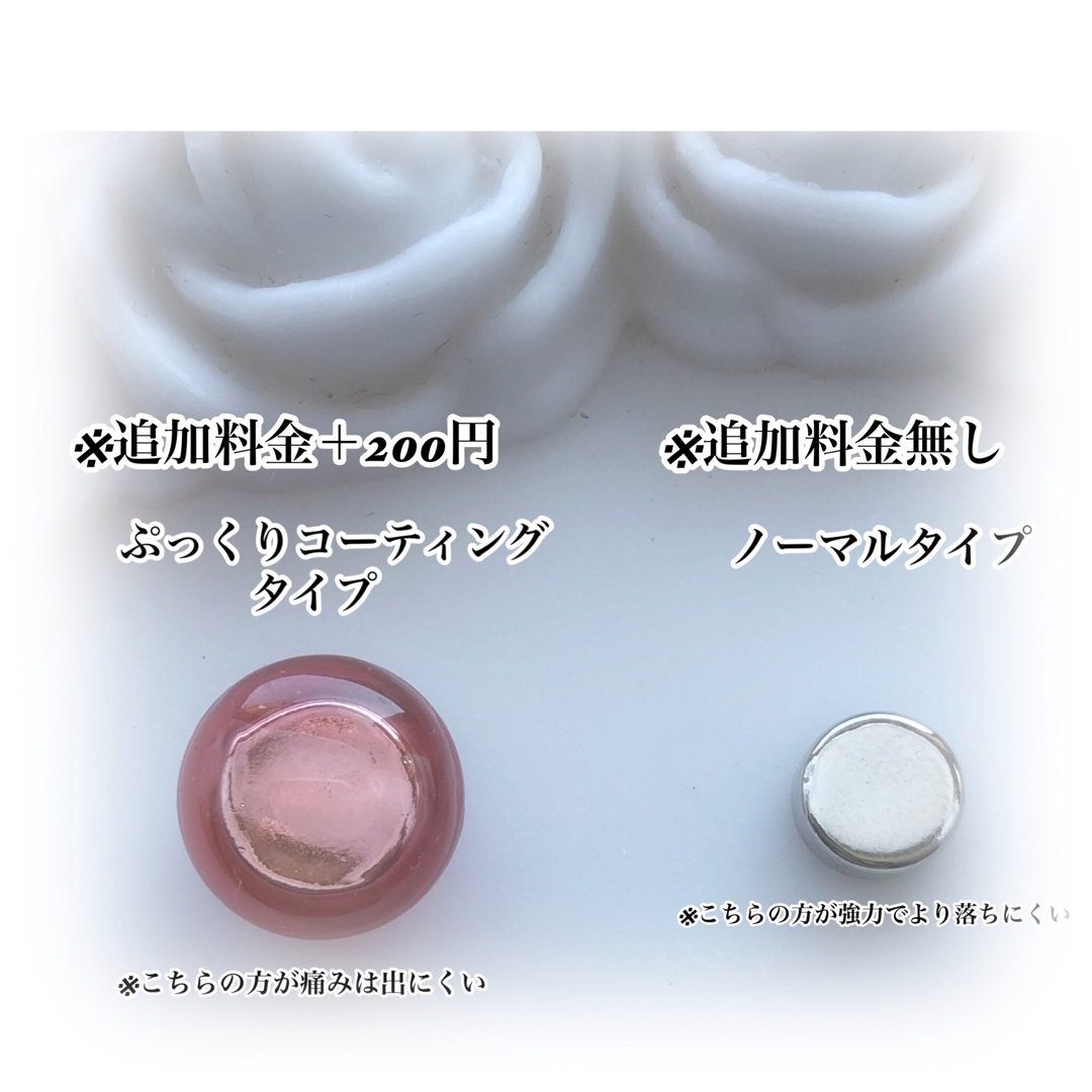 和風レジン/金箔/アレルギー対応/ピアス/マグネット変更可能 ハンドメイドのアクセサリー(ピアス)の商品写真