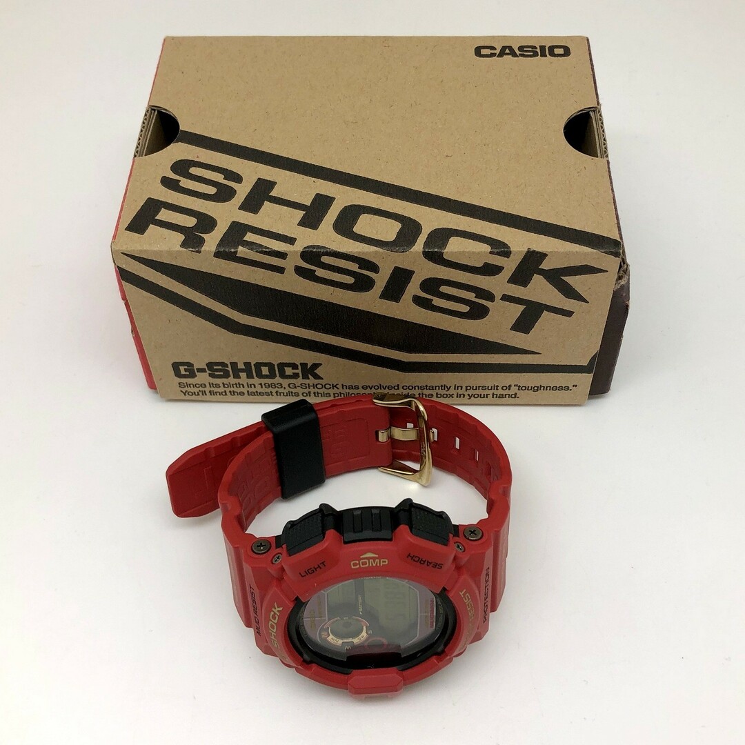 G-SHOCK(ジーショック)のG-SHOCK ジーショック CASIO カシオ 腕時計 G9330A-4 G-9330A-4 30周年記念 ライジングレッド 海外モデル タフソーラー メンズの時計(腕時計(デジタル))の商品写真