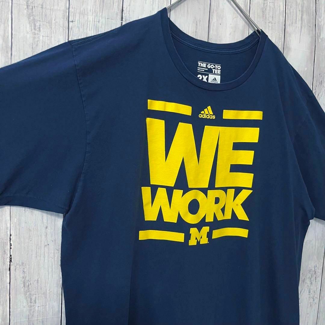 adidas(アディダス)のメンズ古着　ADIDASアディダス　ゆるだぼオーバーサイズビッグプリントTシャツ メンズのトップス(Tシャツ/カットソー(半袖/袖なし))の商品写真