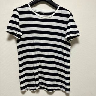 ムジルシリョウヒン(MUJI (無印良品))の無印良品　ボーダー  半袖Tシャツ　M(Tシャツ(半袖/袖なし))