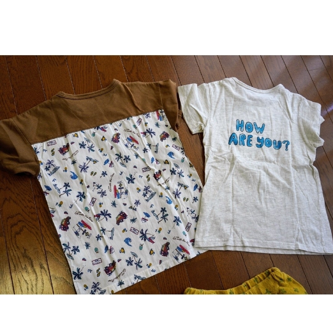 GLOBAL WORK(グローバルワーク)のGLOBALWORK他　半袖Tシャツ　パンツ　140cm    10点セット キッズ/ベビー/マタニティのキッズ服男の子用(90cm~)(Tシャツ/カットソー)の商品写真