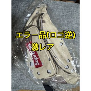 Supreme Leather Waist Bag Dessert Camo