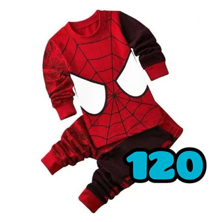 スパイダーマン　120 長袖　パジャマ(パジャマ)