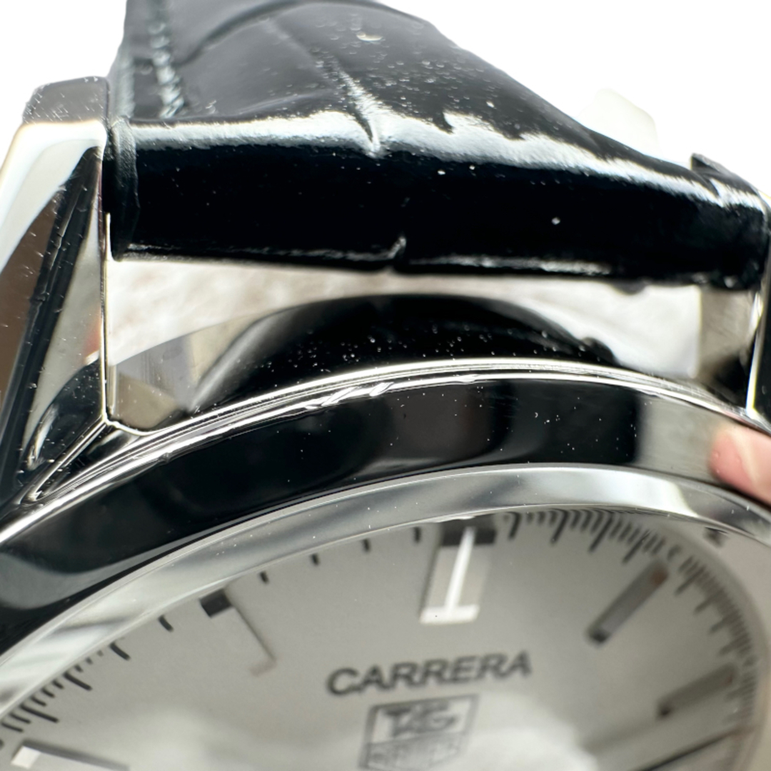 TAG Heuer(タグホイヤー)の　タグ・ホイヤー TAG HEUER カレラ ツインタイム WV2116.FC6181 SS/レザーベルト メンズ 腕時計 メンズの時計(その他)の商品写真