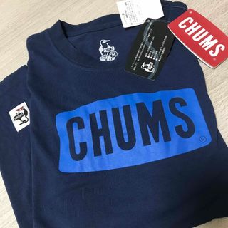 新品　CHUMS チャムス　Tシャツ　ネイビー　レディース　M