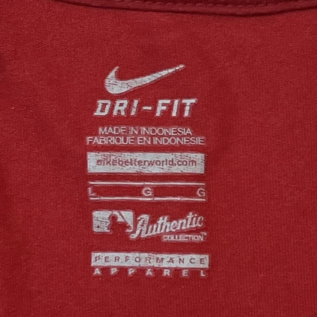 NIKE(ナイキ)のナイキ 半袖Tシャツ MLBシンシナティレッズ DRI-FIT 夏物古着h18 メンズのトップス(Tシャツ/カットソー(半袖/袖なし))の商品写真