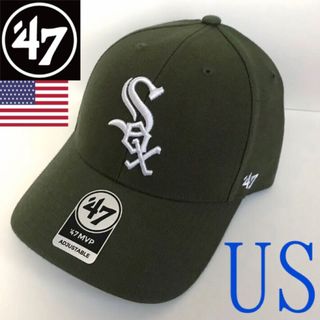 フォーティセブン(47 Brand)のレア【新品】47brand ホワイトソックス キャップ USA 帽子 カーキ(キャップ)