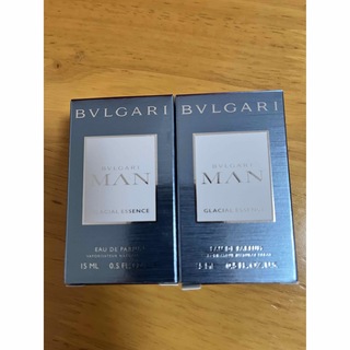 ブルガリ(BVLGARI)の新品　ブルガリマン グレイシャル エッセンス オーデパルファム　15ml*2(香水(男性用))