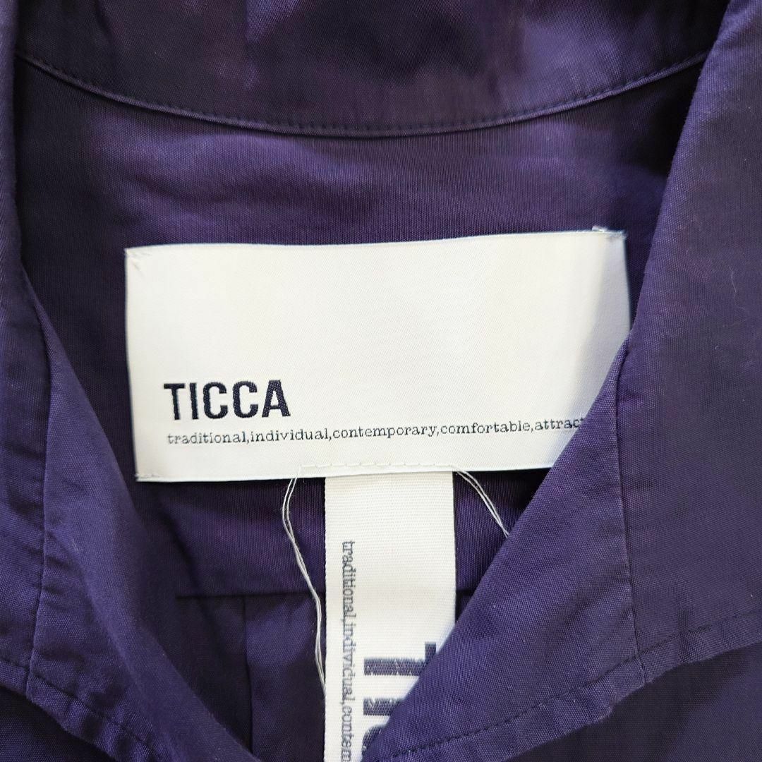 TICCA(ティッカ)の美品　TICCA ゆったりオーバーサイズ　シャツワンピース　ノースリーブ レディースのワンピース(ロングワンピース/マキシワンピース)の商品写真