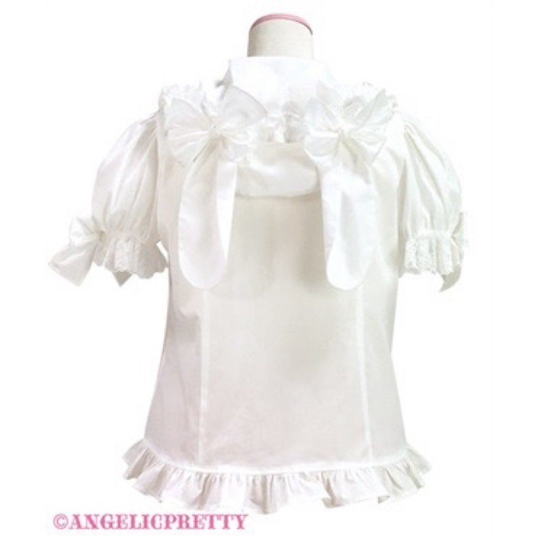 Angelic Pretty(アンジェリックプリティー)のLovelyうさぎちゃんブラウス レディースのトップス(シャツ/ブラウス(半袖/袖なし))の商品写真