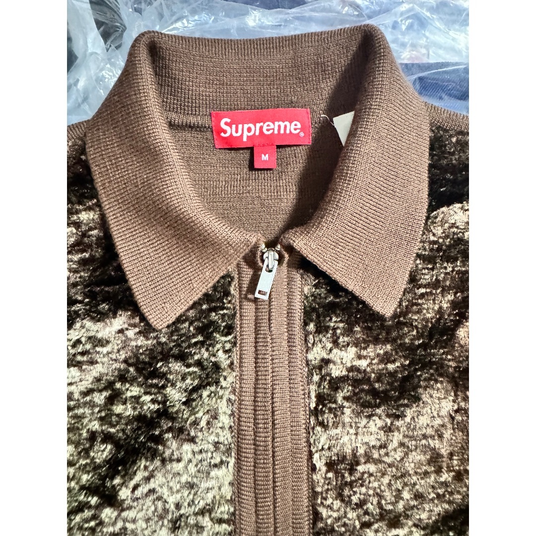 Supreme(シュプリーム)のSupreme fur faux cardigan zip sweater メンズのトップス(カーディガン)の商品写真