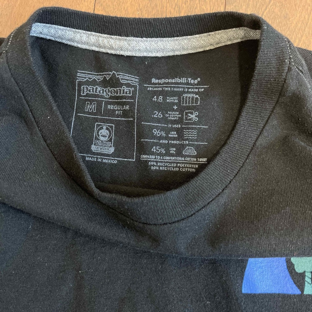 patagonia(パタゴニア)のパタゴニア　Patagonia  Tシャツ　ブラック メンズのトップス(Tシャツ/カットソー(半袖/袖なし))の商品写真