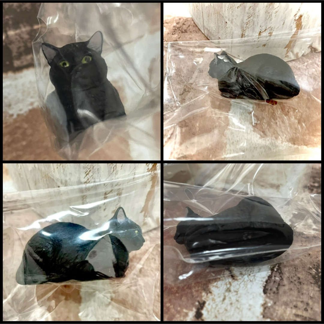 【新品・未開封】森口修　猫フィギュアマスコット　4種　ねこ　ガチャ エンタメ/ホビーのフィギュア(その他)の商品写真