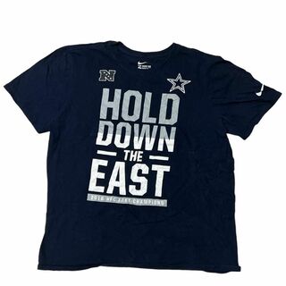 ナイキ(NIKE)のナイキ NFL ダラス・カウボーイズ 半袖Tシャツ ネイビー 夏物古着h19(Tシャツ/カットソー(半袖/袖なし))