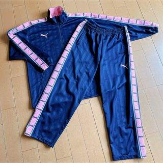 プーマ(PUMA)のプーマ PUMA ジャージ 上下セット ネイビー(ジャージ)