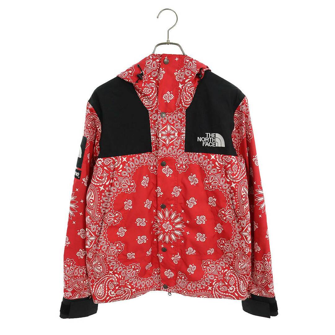 Supreme(シュプリーム)のシュプリーム ×ノースフェイス THE NORTH FACE  14AW  Bandana Mountain Parka ペイズリーバンダナ柄マウンテンパーカーブルゾン メンズ S メンズのトップス(パーカー)の商品写真